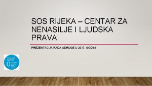 SOS RIJEKA CENTAR ZA NENASILJE I LJUDSKA PRAVA