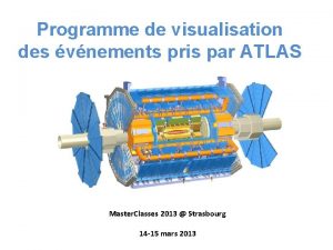 Programme de visualisation des vnements pris par ATLAS