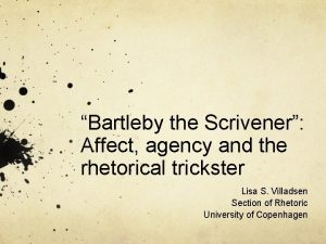 Literary devices in bartleby the scrivener