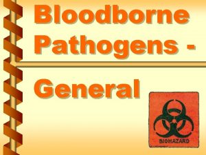 Bloodborne Pathogens General Epidemiology symptoms of bloodborne diseases