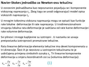 Navier stokesova jednadžba