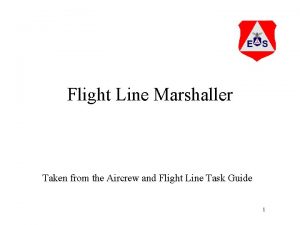 Flight line marshaller