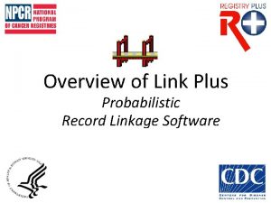 Record linkage software