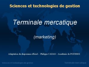 Les bases de la mercatique