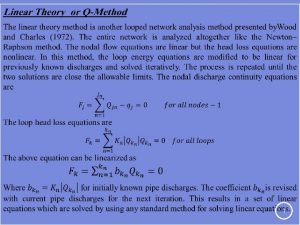 1 2 Example 1 A single looped network