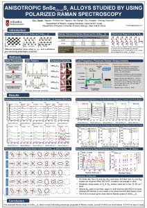 ANISOTROPIC Sn Se1 xSx ALLOYS STUDIED BY USING