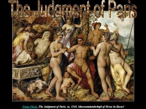 The judgement of paris
