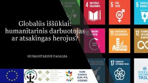 Globals ikiai humanitarinis darbuotojas ar atsakingas herojus HUMANITARIN