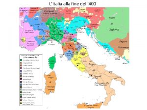 LItalia alla fine del 400 Le truppe francesi