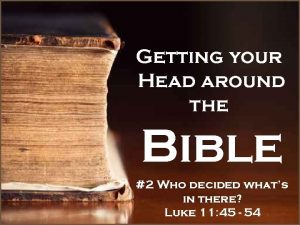 Getting your Head around the Bible 2 Who