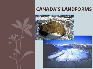 Canadas landforms