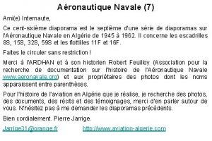 Aronautique Navale 7 Amie Internaute Ce centsixime diaporama