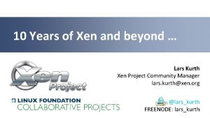 Xen.ed features