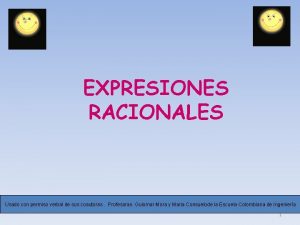 Expresiones racionales complejas