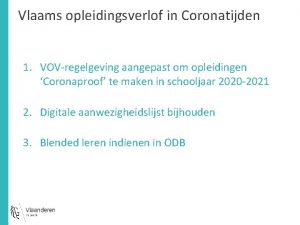 Webinar vlaams opleidingsverlof Webinar vlaams opleidingsverlof