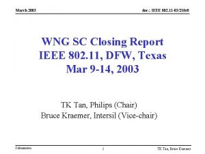 March 2003 doc IEEE 802 11 03210 r