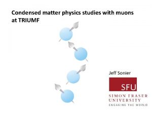 Condensed matter physics studies with muons at TRIUMF