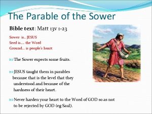 Parable of the sower text