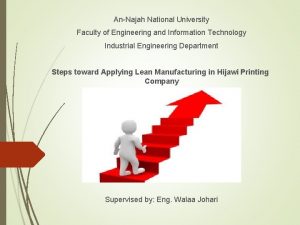 AnNajah National University Faculty of Engineering and Information