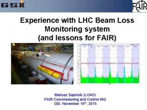 Experience with LHC Beam Loss Monitoring system and