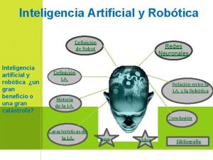 Inteligencia Artificial y Robtica Definicin de Robot Inteligencia