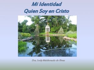 Identidad quién soy en cristo