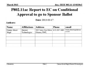 March 2013 doc IEEE 802 11 130320 r