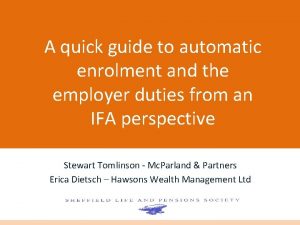 A quick guide to automatic enrolment and the
