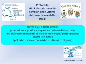 Protocollo MIUR Associazione dei Familiari delle Vittime del