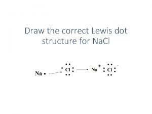 Na lewis dot diagram