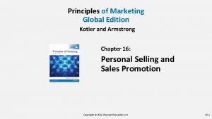 Principles of Marketing Global Edition Kotler and Armstrong
