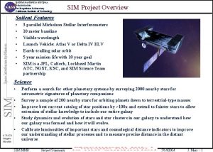 National Aeronautics and Space Administration Jet Propulsion Laboratory