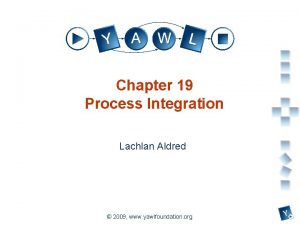 Chapter 19 Process Integration Lachlan Aldred a university