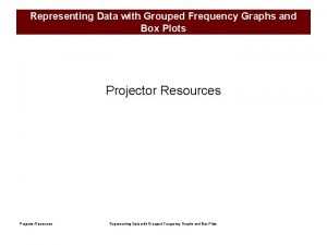 Grouped frequency diagram