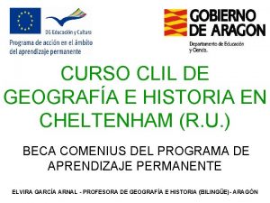 CURSO CLIL DE GEOGRAFA E HISTORIA EN CHELTENHAM