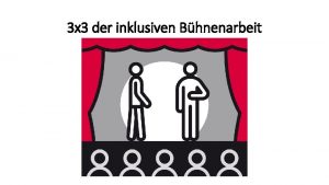 3 x 3 der inklusiven Bhnenarbeit Lehrerin Kommunikationspdagogin