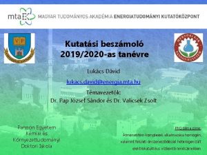 Kutatsi beszmol 20192020 as tanvre Lukcs Dvid lukacs