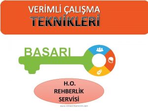 VERML ALIMA TEKNKLER BAARI H O REHBERLK SERVS