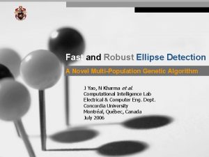 Fast and Robust Ellipse Detection A Novel MultiPopulation