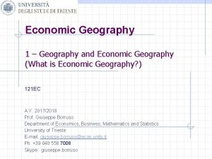 Geography concepts