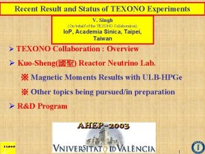 Recent Result and Status of TEXONO Experiments V