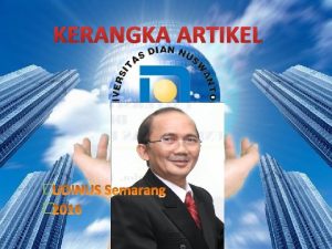 Kerangka menulis artikel