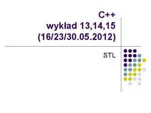 C wykad 13 14 15 162330 05 2012