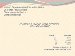 Instituto Experimental de Educacin Bsica Dr Carlos Federico