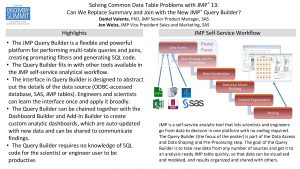 JMP Solving Common Data Table Problems with 13