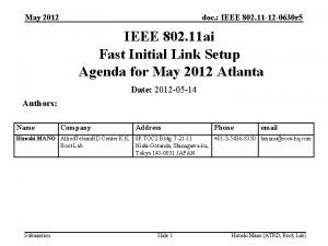 May 2012 doc IEEE 802 11 12 0630