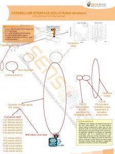 CEREBELLUM INTERFACE EDLUTRobot simulator UGR with input from