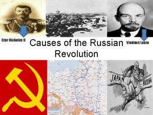 Czar Nicholas II Causes of the Russian Revolution