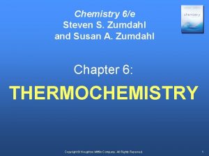 Chemistry 6e Steven S Zumdahl and Susan A