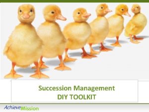Succession Management DIY TOOLKIT Talent Review Advance Materials